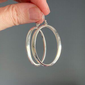 Ippolita Silver Hoop Drop Earrings